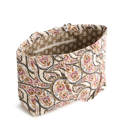 Vera Bradley Women's Premium Cotton Hathaway Tote Bag - color: Blooming Paisley