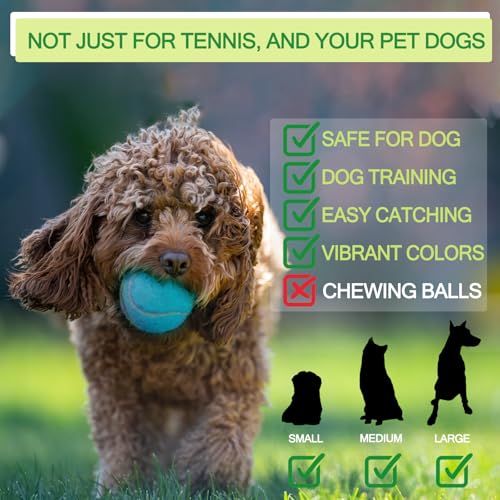 INSUM Bulk Tennis Balls, Extra Duty Practice Balls with Mesh Bag - color: Light Blue, size: 12 Pack