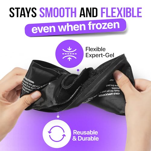 Wrist Ice Pack Wrap - 2 Pack Reusable Hot Cold Therapy Wrist Ice Pack for Carpal Tunnel Relief, Adjustable Wrist Ice Wrap for Swelling, Wrist Pain, Tendonitis & Arthritis Relief - style: 2 Pack Wrist Ice Pack