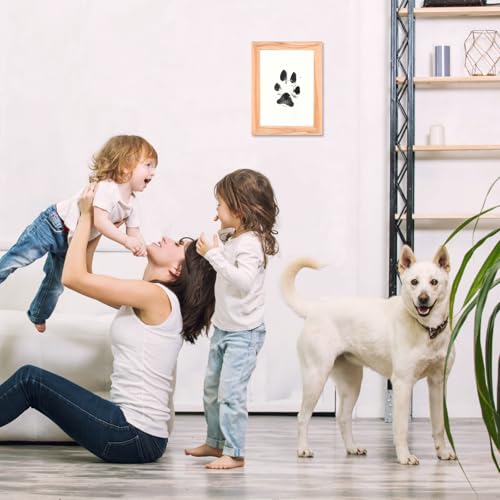 DeerZone Inkless Paw Print Kit,Dog Paw Print Kit,Dog Nose Print Kit - color: Black, size: Small-Medium 4 Pack