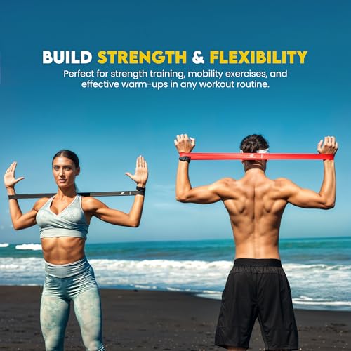 Loop Resistance Bands Set of 5 for Exercise & Strength Training