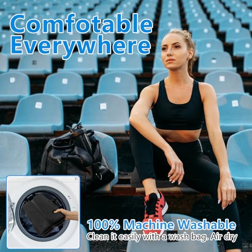 Portable Foldable Seat Cushion Soft Thick for Stadium Travel Camping Office - size: L--18" x 13.8" x 2"