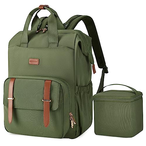 mommore Breast Pump Bag for Spectra S1/S2 & Medela with Insulated Cooler - color: Green