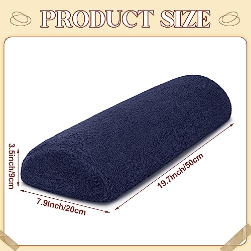 Recliner Leg Rest Cushion Sofa Footrest Pillow with Cover, Dark Blue, 1 Pcs - color: Dark Blue