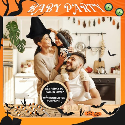 22 Pcs Halloween Pregnancy Announcement Set Fall Baby Reveal Ideas