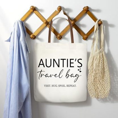 Canvas Tote Bag For Women - color: Auntie