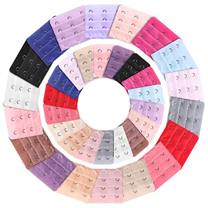 Eboot 36 Pcs Women's Bra Extenders 2 Hook / 3 Hook