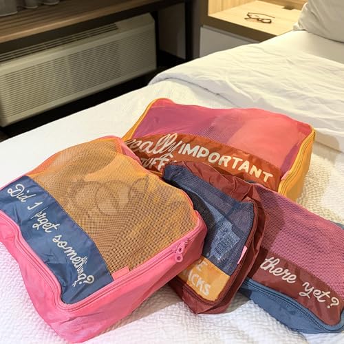 ban.do Packing Cube Set of 4, Really Important Stuff - color: Really Important Stuff
