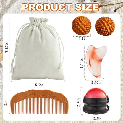 6 Pcs Birthing Comb Acupressure Massage Ball Labor and Delivery Essentials - style: Style 1