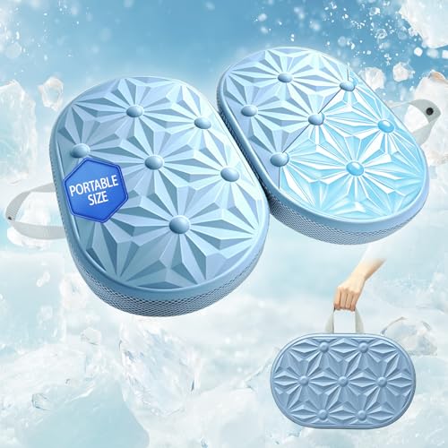 Cooling Gel Enhanced Memory Foam Seat Cushion, Desk Chair Seat Cushion, Office Chair Cushions, Foldable Portable, Back Sciatica Coccyx Tailbone Pain Relief, Driving Car Airplane Wheelchair Bleachers - color: Gray Leather