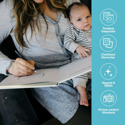 Pearhead Hello Baby First 5 Years Memory Book - color: Polka Dot Hello Baby Memory Book