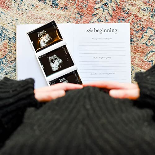 Duncan & Stone Christian Pregnancy Journal, Milestone Keepsake, Grey - color: Grey