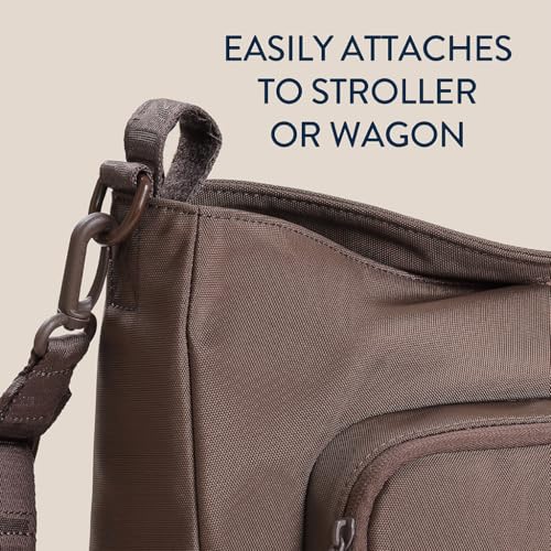 Itzy Ritzy Belong Cargo Caddy Stroller Organizer & Crossbody Bag (Mocha) - color: Mocha