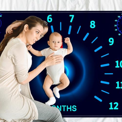 Racing Car Baby Monthly Milestone Blanket Newborn Growth Record Prop