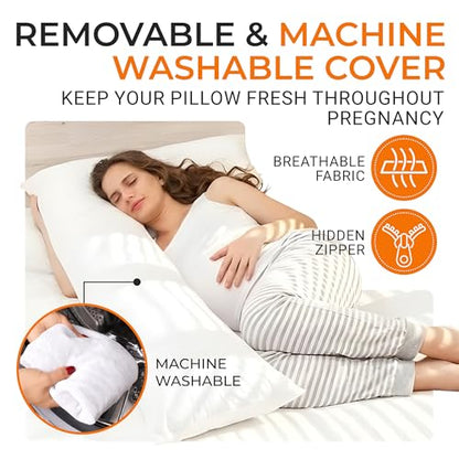 L Shaped Pillow for Side Sleepers, Pregnancy Pillow Body Pillow Knee Pillow - size: L-Shaped Pillow
