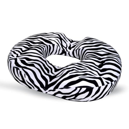 Donut Pillow for Hemorrhoids Seat Cushion for Tailbone Pain Relief - color: Zebra Print