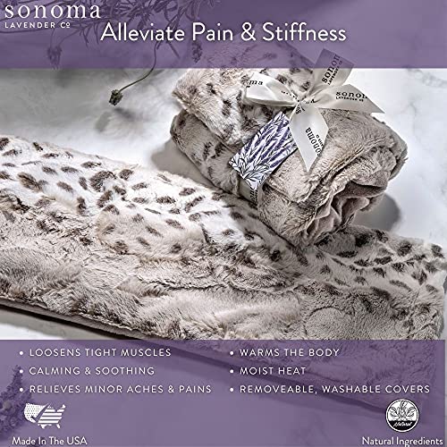 Sonoma Lavender Heat Wrap - Embroidered Lavender - color: Embroidered Lavender