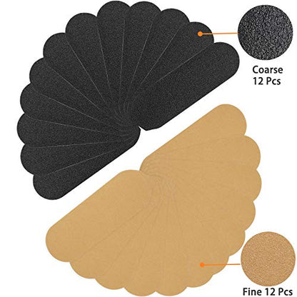 Professional Stainless Steel Pedi File Refill, Replacement Pads100&180 Grit - size: 100/180 Grit