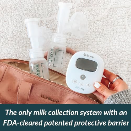 Ameda MYA Joy Portable Double Electric Breast Pump | Hospital Grade - color: White With No Tote
