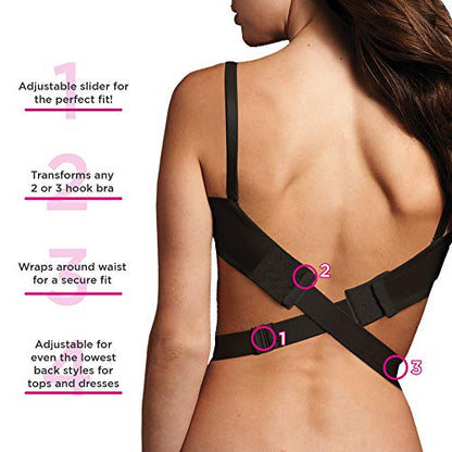 Maidenform Women's Low Back Bra Converter - color: Nude