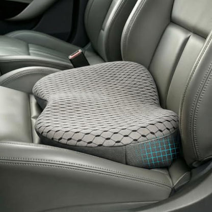 Livtribe Car Seat Cushion Memory Foam Wedge Seat Cushions for Driving - color: Gray
