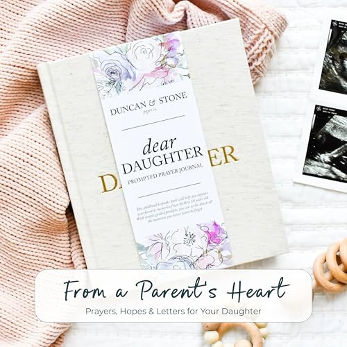Duncan & Stone Dear Daughter Journal, Mom Memory Book, Pink, 230pg