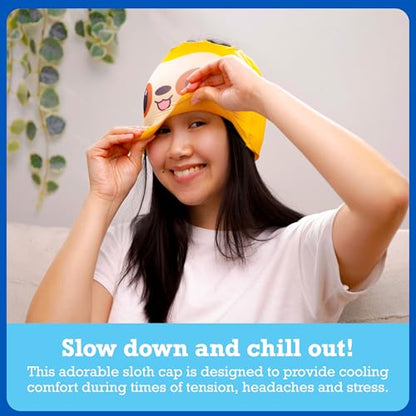 Happy Helpers Sloth Cooling Headache Cap by Relatable - style: Sloth