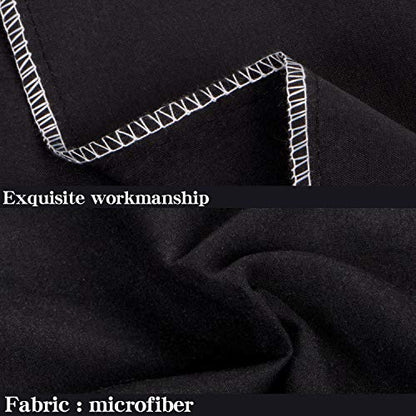 NTBAY Microfiber King Pillowcases, 2 Pack, 20 x 40, Black - color: Black, size: King (20" x 40")