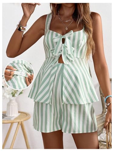 OYOANGLE Women's Maternity Outfits Summer Clothes Pregnancy 2 Piece Set - size: X-Large