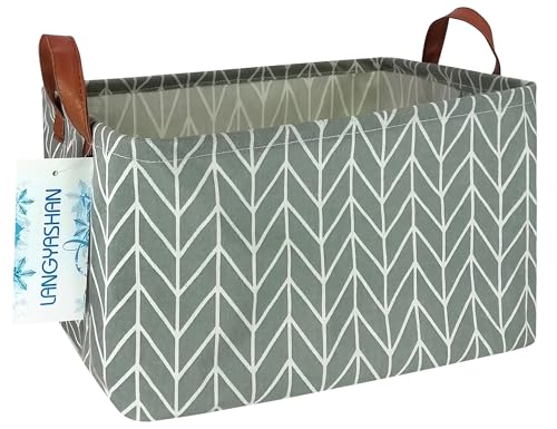 Rectangular Collapsible Grey Point Storage Basket Nursery Organizer - color: REC Grey Point
