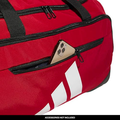 adidas Defender Duffel Bag, Team Power Red 2/White, OSFA - color: Team Power Red 2/White/Medium 59L, style: Medium 59l