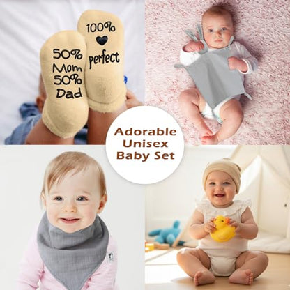 11PCS New Parents Gift Set for Couples with Glass Cups