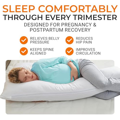 L Shaped Pillow for Side Sleepers, Pregnancy Pillow Body Pillow Knee Pillow - size: L-Shaped Pillow