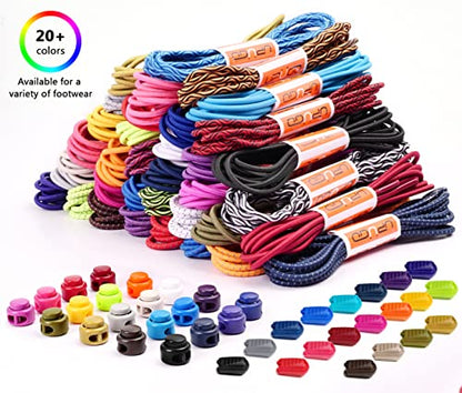 UpUGo Elastic Shoe Laces, No Tie Shoe Laces for All Ages, One Size Fit All - color: Plain Armygreen, size: 1 pair