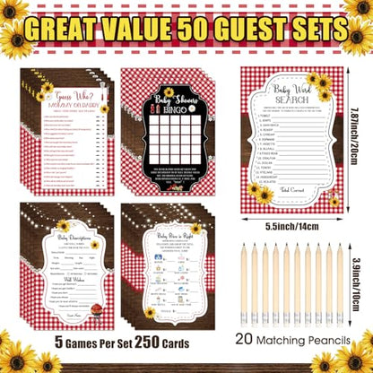Patelai 321 Pcs Baby Shower Games Supplies, Bbq - style: Bbq