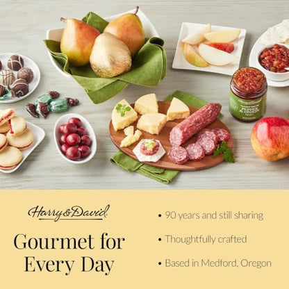 Harry & David Deluxe Meat & Cheese Gift Box, Food Basket, Charcuterie - style: Deluxe
