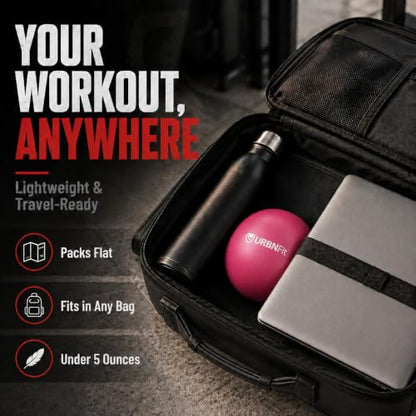 URBNFit Pilates Ball — 9 Inch Small Exercise Ball - color: Pink