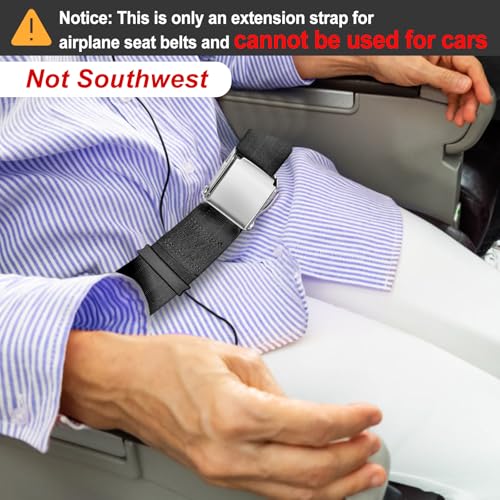 Coolrunner Air Travel Seat Belt Extender Strap for Comfort