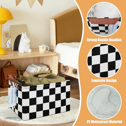 Rectangular Collapsible Boys Racecar Storage Basket Nursery Organizer - color: LYS-SNT- Rec-Football