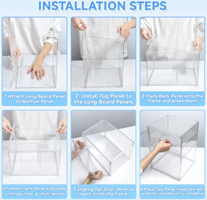 Baby Bottle Storage Organizer for Countertop Cabinet - size: Large: 14.2" x 10.7" x 10.7"