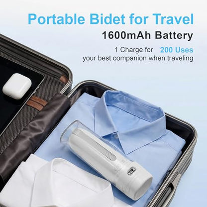 Electric Portable Bidet for Bathroom & Home Daily Use, White - color: 2 White
