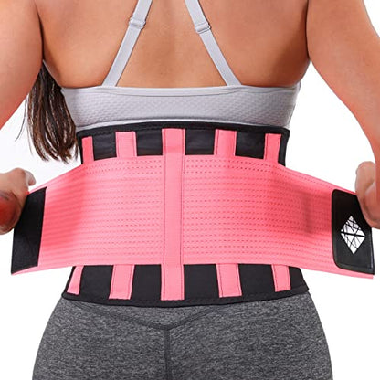 Plus Size Back Brace for Women, Pink, 52"-65" - color: Hot Pink, size: PlusSize