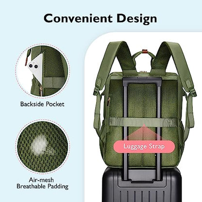 mommore Breast Pump Bag for Spectra S1/S2 & Medela with Insulated Cooler - color: Green