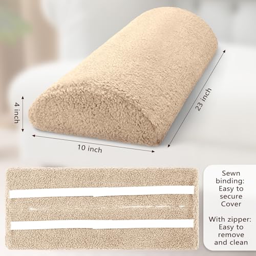 Wesiti Recliner Leg Rest Cushion Footrest Pillow Elevate Feet, Light Camel - color: Light Camel