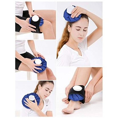 elitehood Reusable Ice Bags for Injuries, Refillable Ice Pack Hot Water Bag