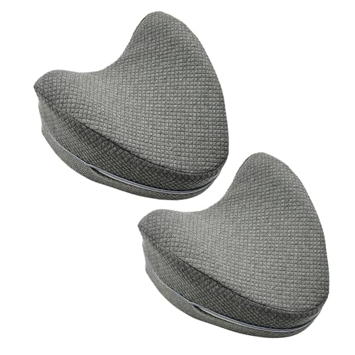Knee Pillow Cover for Contour Legacy Knee Support Pillow (Gray, 2) - color: Gray，2 Pack