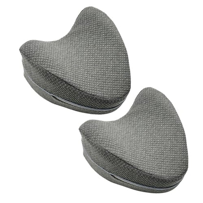 Knee Pillow Cover for Contour Legacy Knee Support Pillow (Gray, 2) - color: Gray，2 Pack