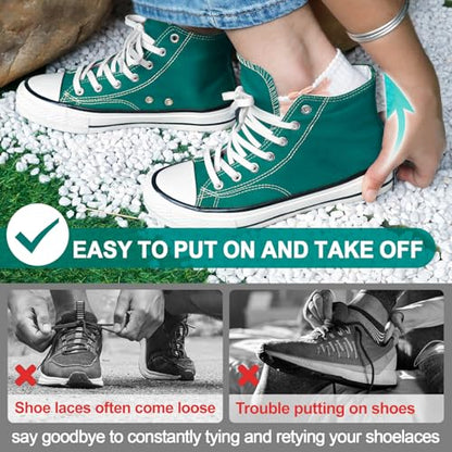 DELELE Flat Elastic Shoe Laces: Stretch Shoelaces for Sneakers 2 Pairs - color: 02 Black, size: 47 Inch (120cm)