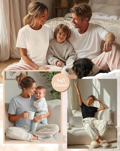 Oakgarden 4 Pack Nursing Breastfeeding Shirts - color: Cream, Dusty Purple, Light Gray, Black, size: Medium