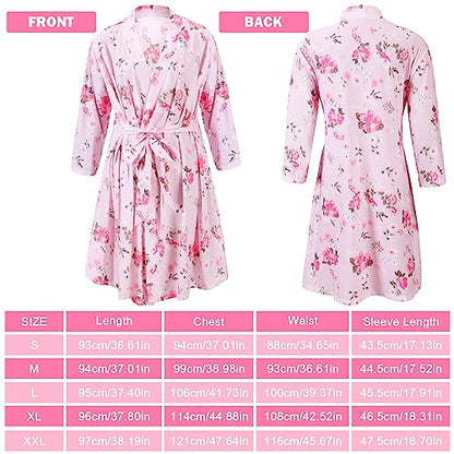 Mepase 5 Pcs Mommy and Me Hospital Outfits Set - color: Light Pink, size: Small